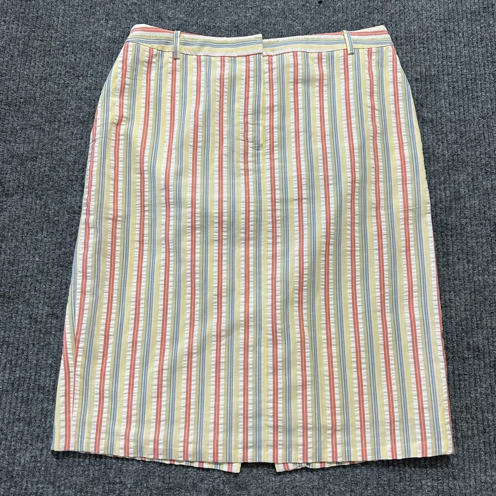 Brooks Brothers Womens Skirt Size 10 Multicolor Striped Office‎ Workwear